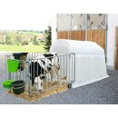 CalfHouse PE UV+ mit leichter Umzäunung -...