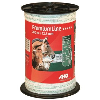 AKO PremiumLine Weidezaunband 12,5mm  200m