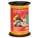 AKO TopLine Plus Weidezaunband 10mm - weiß/rot 500m