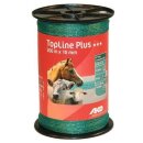 AKO TopLine Plus Weidezaunband 10mm - weiß/rot 500m