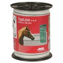 AKO TopLine Weidezaunband 20mm 200m - weiß/schwarz