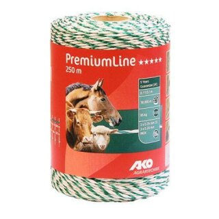 AKO PremiumLine Weidezaunlitze - 1000m Rolle