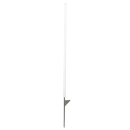 AKO Kunststoffpfahl rund weiß, 108cm Gesamthöhe, 23cm Bodennagel, ohne Tritt, 10er Bund