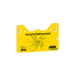 Warnschild "Vorsicht Elektrozaun"