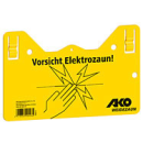 Warnschild "Vorsicht Elektrozaun"