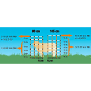 AKO TopLine Net - Schafzaun TopLine Net 108 cm, Doppelspitze, 50m