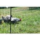 PoultryNet grün elektrifizierbar, 25m, Doppelspitze, grün, 112cm