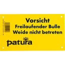 Patura Warnschild - Warnschild - Elektrozaun Aluminium