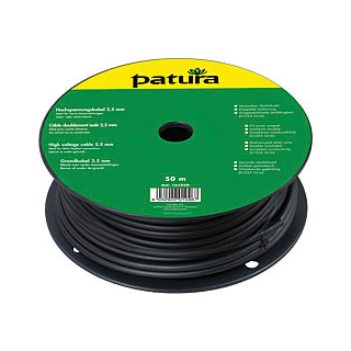 Patura Hochspannungskabel 2,5mm - 50 m Rolle