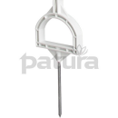 Patura Steigbügelpfahl - 1,55m - 163610 - weiß
