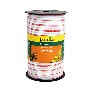 Patura Tornado Breitband 20mm - 200m Rolle, braun