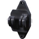 Patura Festzaun-Isolator für Seile und HippoWire - schwarz, 25 Stück pro Beutel