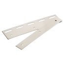 Befestigungssystem EDELSTAHL Hakenleiste 150cm (2-tlg.)