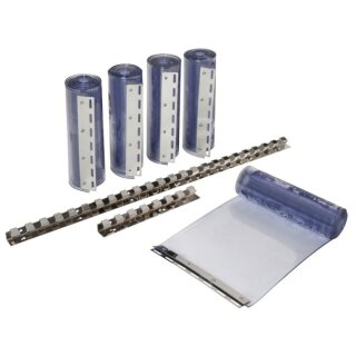 PVC-Streifenvorhang-Set - Lamellen - Pendeltürfolien-Set - 1,30m breit - inkl. Lieferung