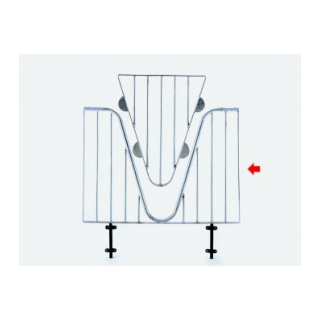 V-Gitter Boxenaufsatz - inkl. Lieferung Boxenaufsatz 1170 mm breit x 760 mm hoch