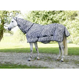 RugBe Zebra - Fliegendecke mit Halsteil - 125/175 cm