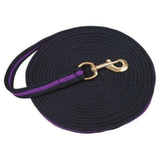 Longierleine Softlonge - blau/violett