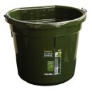 Futter- und Wassereimer FlatBack - schwarz