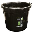 Futter- und Wassereimer FlatBack - schwarz