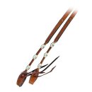 Westernzügel Split Reins with Silver Fittings 5/8
