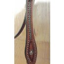 Headstall w./ Braided Natural Rawhide