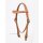 Border Tooled Headstall w./Antique Conco