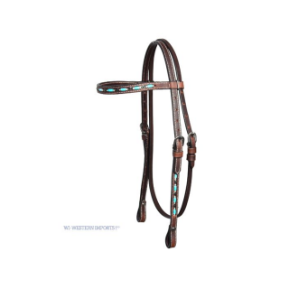 Headstall, Zuni Design HS-D-128