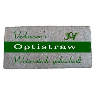 Optistraw Weizenstroh gehäckselt 3-7cm - 1 Palette = 18 Ballen à 20 Kg - inkl. Lieferung