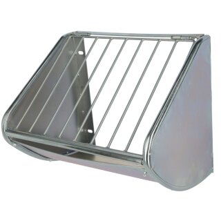 Heuraufe / Futtersparraufe Metall - für ca.6,3 Kg Heu - FREI HAUS