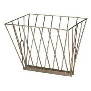 Kerbl Heuraufe doppelt - Doppelraufe - verzinkt - Stababstand 80mm - LxBxH 62,5 x 51 x 48 cm