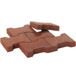 Paddockbelag Granulat-Doppel-T-Steine - wasserdurchlässig - 43mm stark