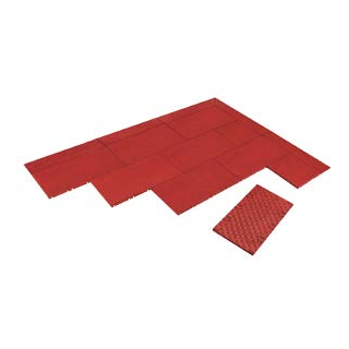Paddockmatte Granulatmatte "Komfortex-Elastik" - wasserdurchlässig - 50x100cm, 40mm stark