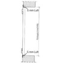 Pferdestall-Drehfenster - Sicherheitsglas - 100x100cm - zzgl. Fracht