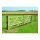 Holz-Weidetor "Sussex" - versch. Größen - 1200 x 4000 mm