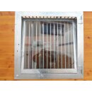Pferdestall-Dreh-Kippfenster - Sicherheitsglas - mit Schutzgitter - 100x100cm - zzgl. Fracht