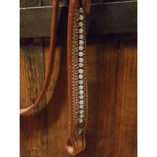 Headstall Fancy Pink Glitter