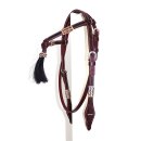 Headstall mit Rohhautverzierung