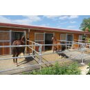 Zaun für Paddocks aus 2" starken Rohren