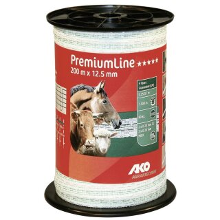 AKO PremiumLine Weidezaunband 12,5mm  200m