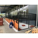EQUI-Rome Premium - Pferdeboxen Vorderfront - Boxenfront geschwungen mit Drehtür