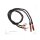 Nylon-Westernzügel - Nylon Reins Black / Popper