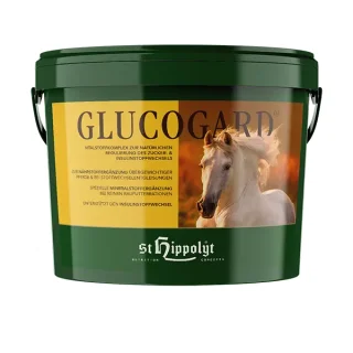 St. Hippolyt - Glucogard - Vitalstoffkomplex zur natürlichen Regulierung des Zucker- und Insulinstoffwechsels - Pferdefutter