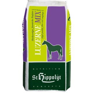 St. Hippolyt - Glyx-Wiese - Luzerne-Mix - Das Beste aus Gras - Pferdefutter - 18 Kg