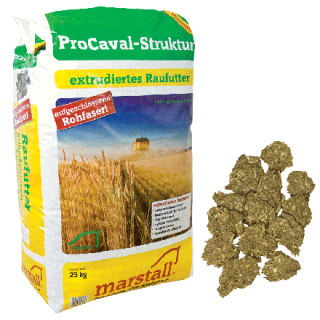 Marstall ProCaval - Struktur - Leicht verdauliches Raufutter - Pferdefutter 23 Kg