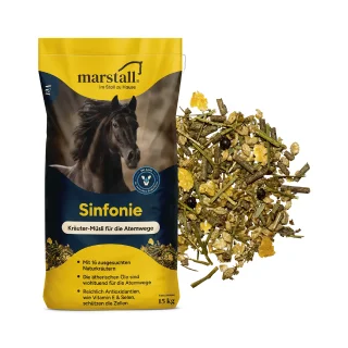 Marstall Sinfonie - Das Naturkräuter-Müsli - Pferdefutter - 15 Kg Sack