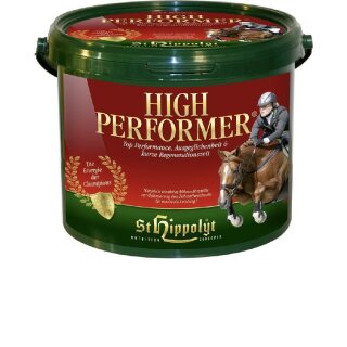 St. Hippolyt - High Performer - Eiweiss in Reinform - Pferdefutter 3 Kg Eimer