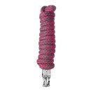USG Führstrick zweifarbig, 2m lang - mit Panikhaken oder Karabiner anthrazit/pink - Panikhaken