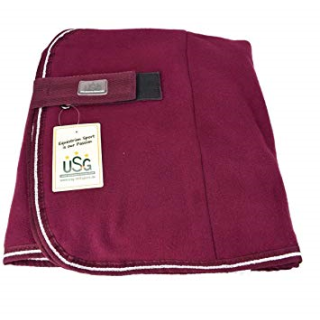 USG Fleecedecke Abschwitzdecke Brombeere Länge 165cm