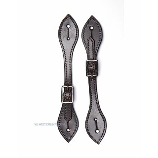 Sporenriemen Westernsporen - Ladys Spurstrap, dark oiled