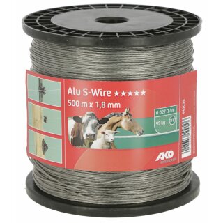 AKO Drahtlitze Aluminium - NEUHEIT - 1,8mm - 500m Rolle